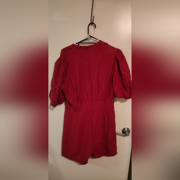 Sheike Size 16 Red/Pink Playsuit - Picture 6 of 7